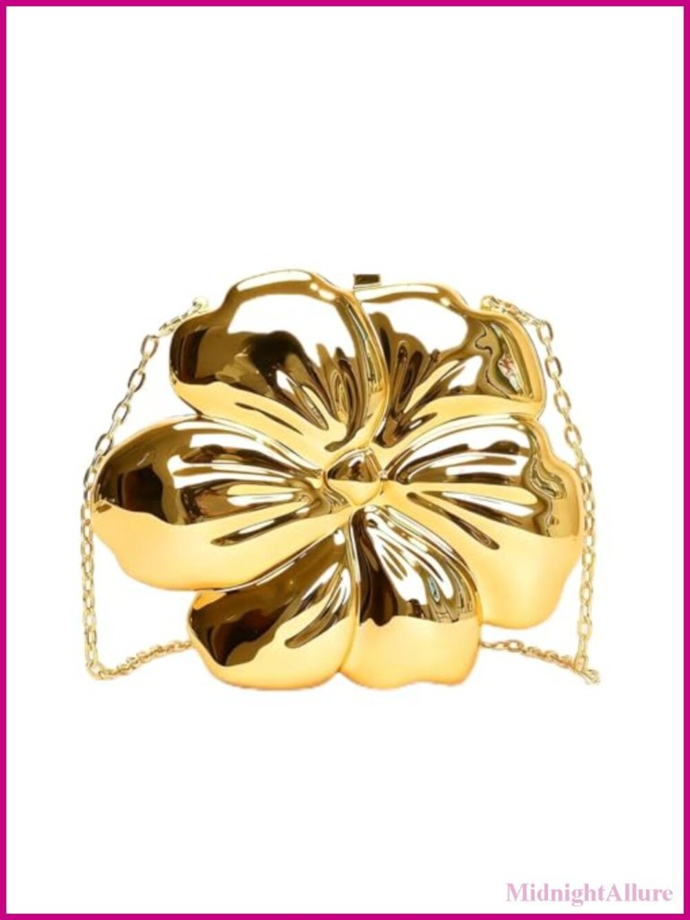 Acrylic Flower Clutch Evening Bag Shoulder Bag Women Wedding Party